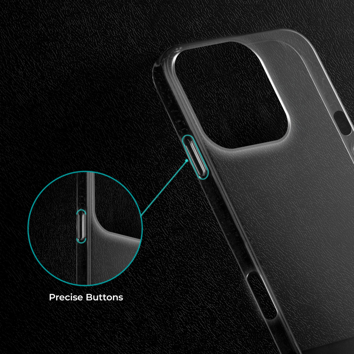 Crystal Clear Hard Back Anti-Yellowing With raised camera edges Phone Case For Apple iPhone 16 Pro