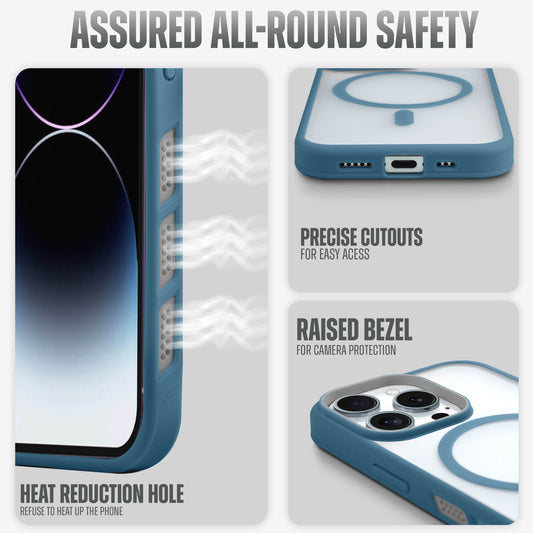 Functional and Stylish with Enhanced Heat Management Magsafe Compatible Back Case For Apple iPhone 14 Pro Max