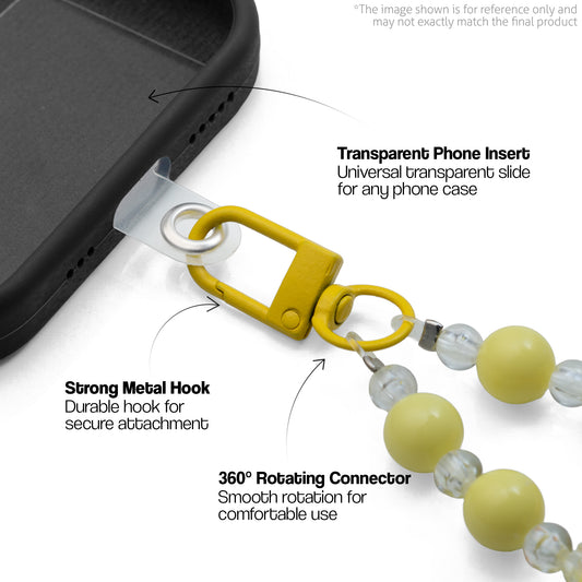 Phone Charm Star Bow With Bow Wrist Phone Lanyard