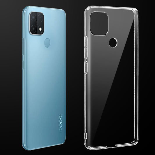 Crystal Clear Hard Back Anti-Yellowing Phone Case For Oppo A15