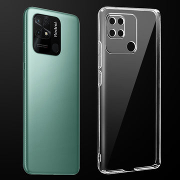 Crystal Clear Hard Back Anti-Yellowing Phone Case for Redmi 10C