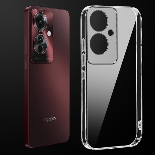 Crystal Clear Hard Back Anti-Yellowing Phone Case For Oppo F25 Pro 5G