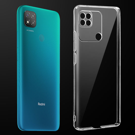 Crystal Clear Hard Anti-Yellow Transparent Back Cover Case For Redmi 9 Activ