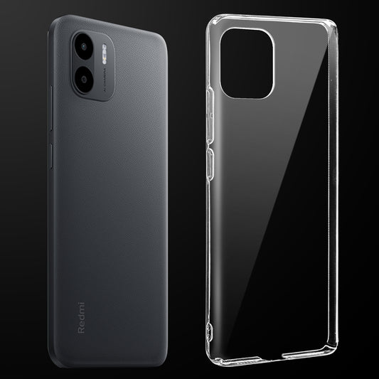 Crystal Clear Hard Anti-Yellow Transparent Back Cover Case For Redmi A2 2023