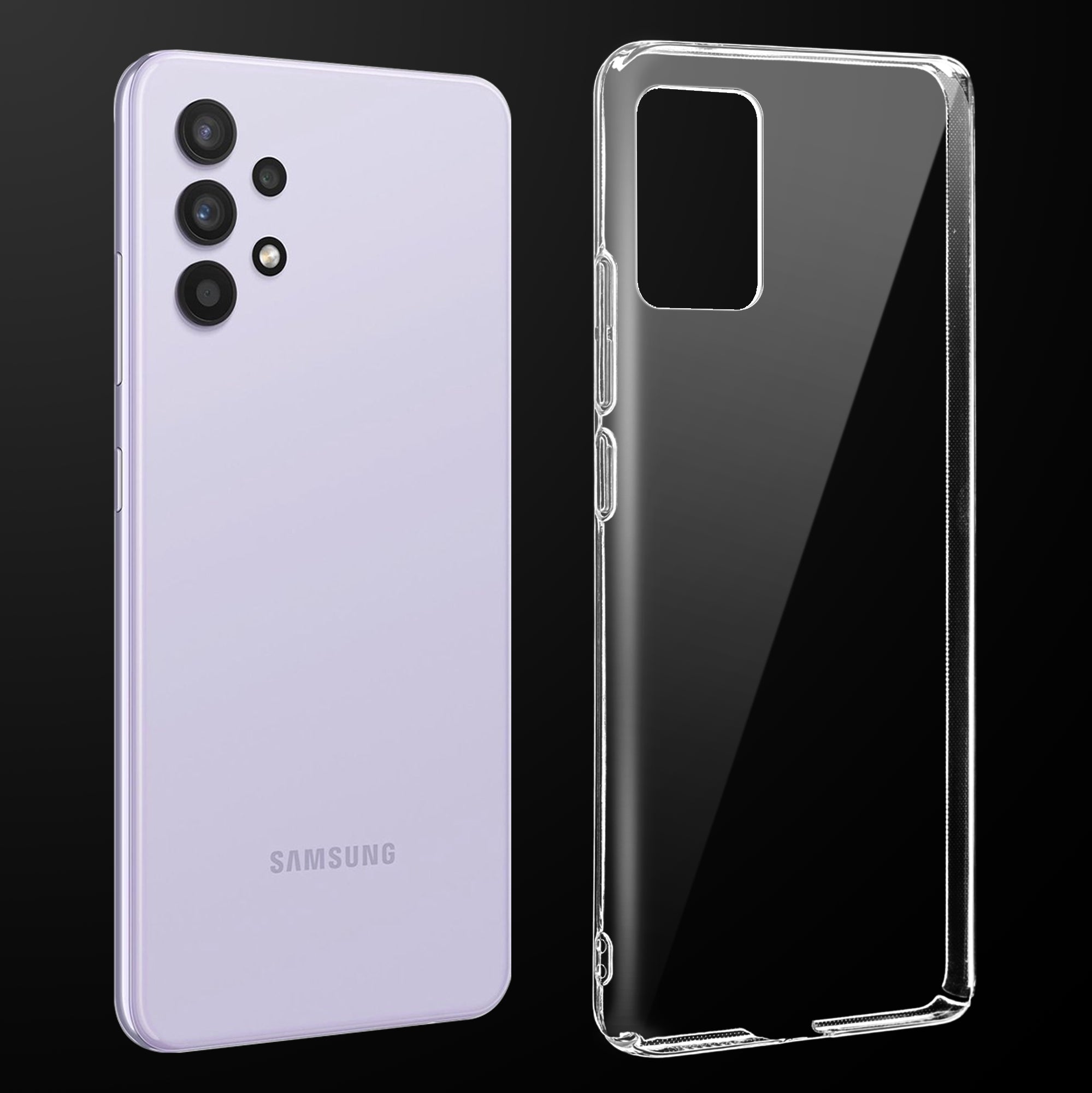 Crystal Clear Hard Back Anti-Yellowing Phone Case For Samsung A32 5G