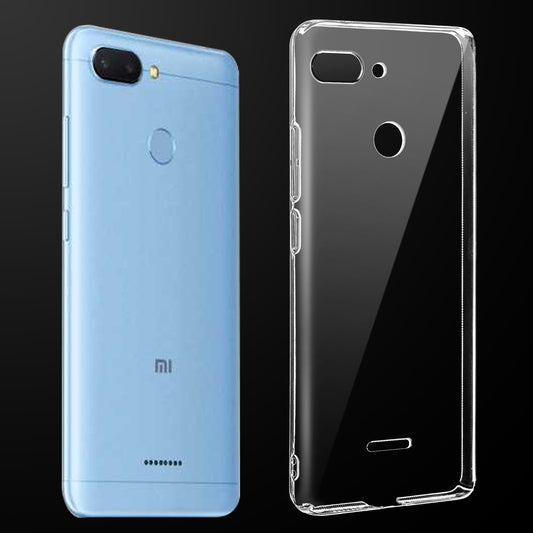 Crystal Clear Hard Back Anti-Yellowing Phone Case For Redmi 6