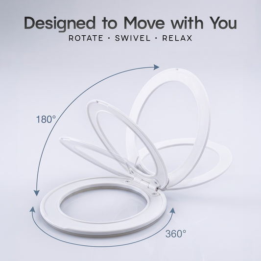 Adhesive Phone Ring Stand with Peel & Stick Design, 360° Rotation & 180° Folding
