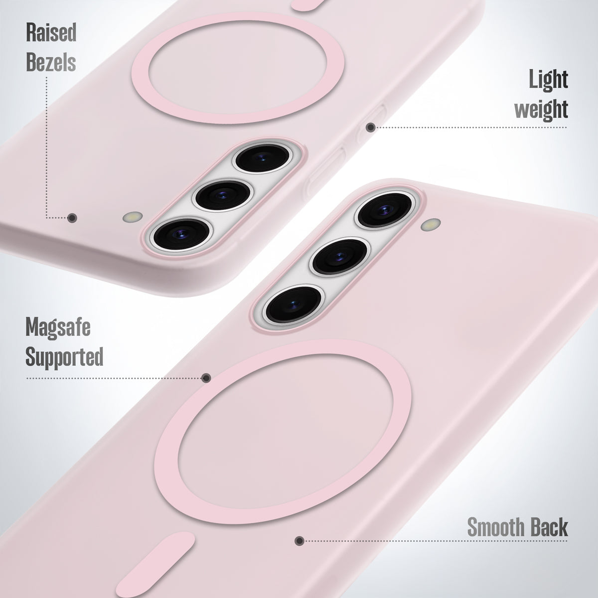 Frosted Slim Wireless Charging Support Case For Samsung S23 5G