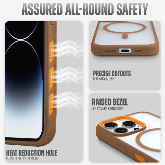 Functional and Stylish with Enhanced Heat Management Magsafe Compatible Back Case For Apple iPhone 14 Pro Max