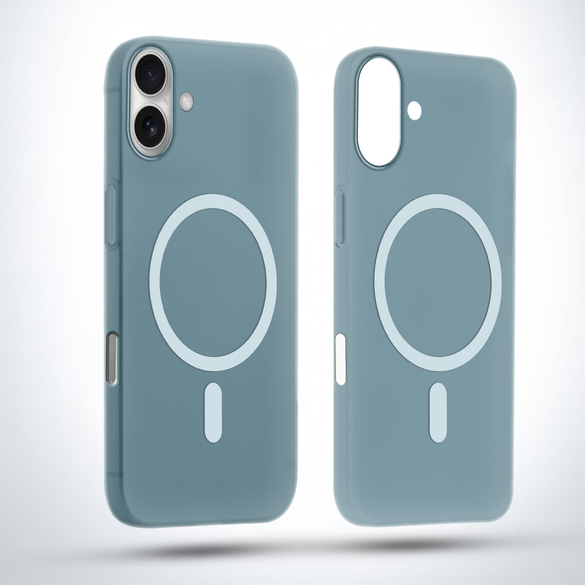 Frosted Slim Wireless Charging Support Case For Apple iPhone 16 Plus