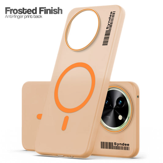 Colourful Frosted Matte With Raised Camera Protection Back Cover Case For Vivo T3x 5G