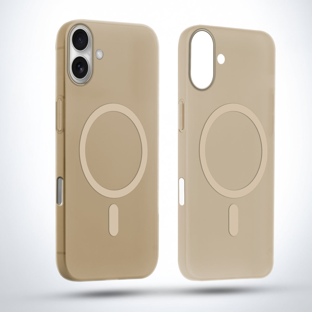 Frosted Slim Wireless Charging Support Case For Apple iPhone 16 Plus