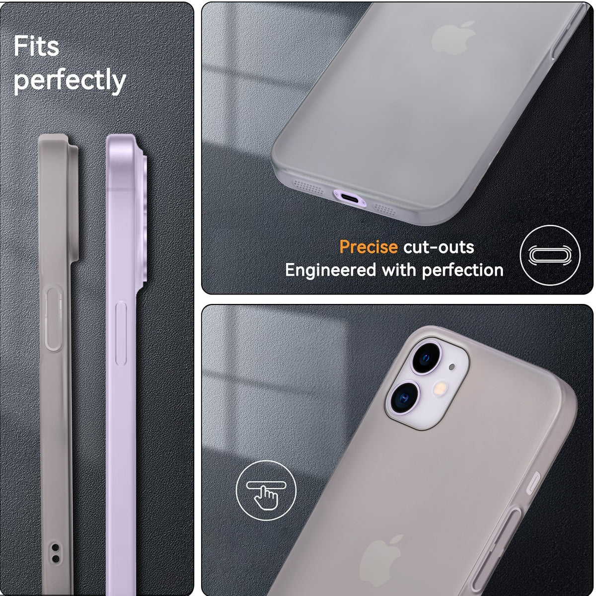 Ultra-Thin Frosted Hard Case for Apple iPhone 12