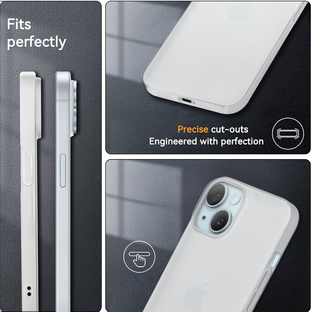Ultra-Thin Frosted Hard Case for Apple iPhone 14