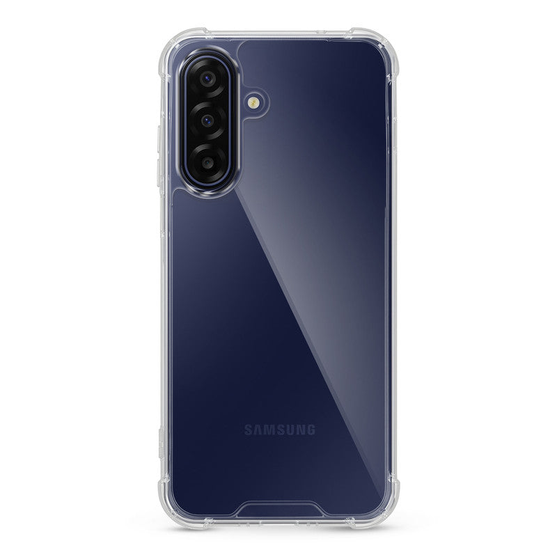 Shockproof Hybrid Transparent Phone Case For Samsung M17 5G with Hard Back and Soft Bumper for Maximum Protection