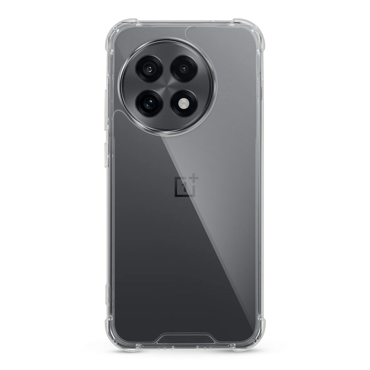 Transparent Shockproof Phone Back Cover Case With Raised Edges For OnePlus 13R 5G