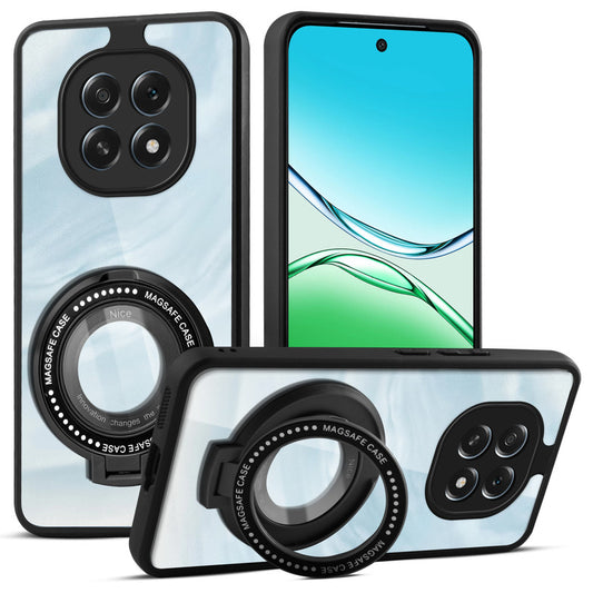 Soft Frame Clear Case Ring Holder Kickstand For Oppo F29 5G