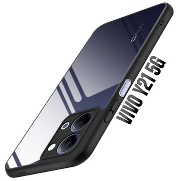 Soft Frame Clear Case For Vivo Y21 5G