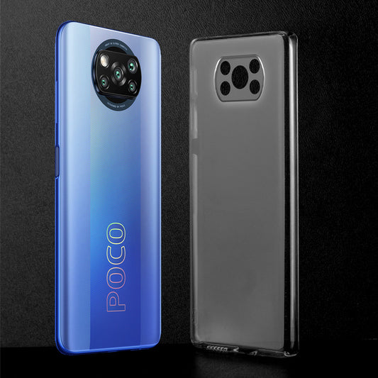 Crystal Clear Hard Back Anti-Yellowing Phone Case For Poco X3 Pro 4G