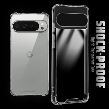 Transparent Shockproof Phone Back Cover Case With Raised Edges For Google Pixel 10 Pro XL 5G
