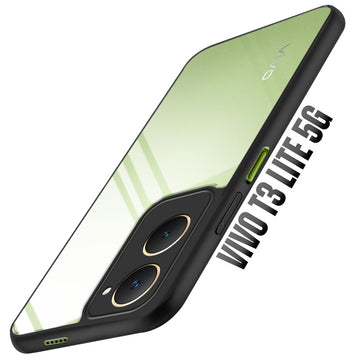 Soft Frame Clear Case For Vivo T3 lite 5G