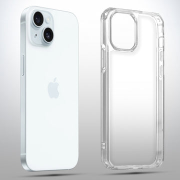 Ultra-Protective Phone Case with Tough Transparent Back Case For Apple iPhone 15 Plus