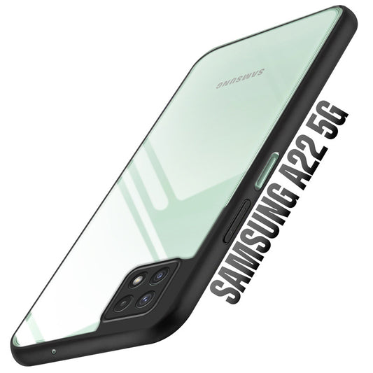 Soft Frame Clear Case For Samsung A22 5G