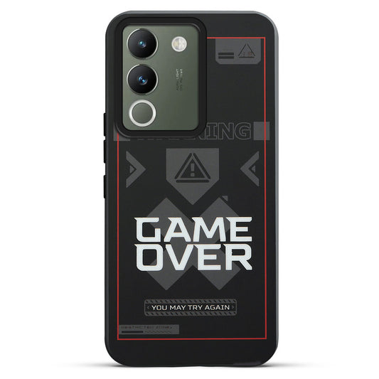 Mechanical Circuit Print Hard Back Cover For Vivo Y200 5G