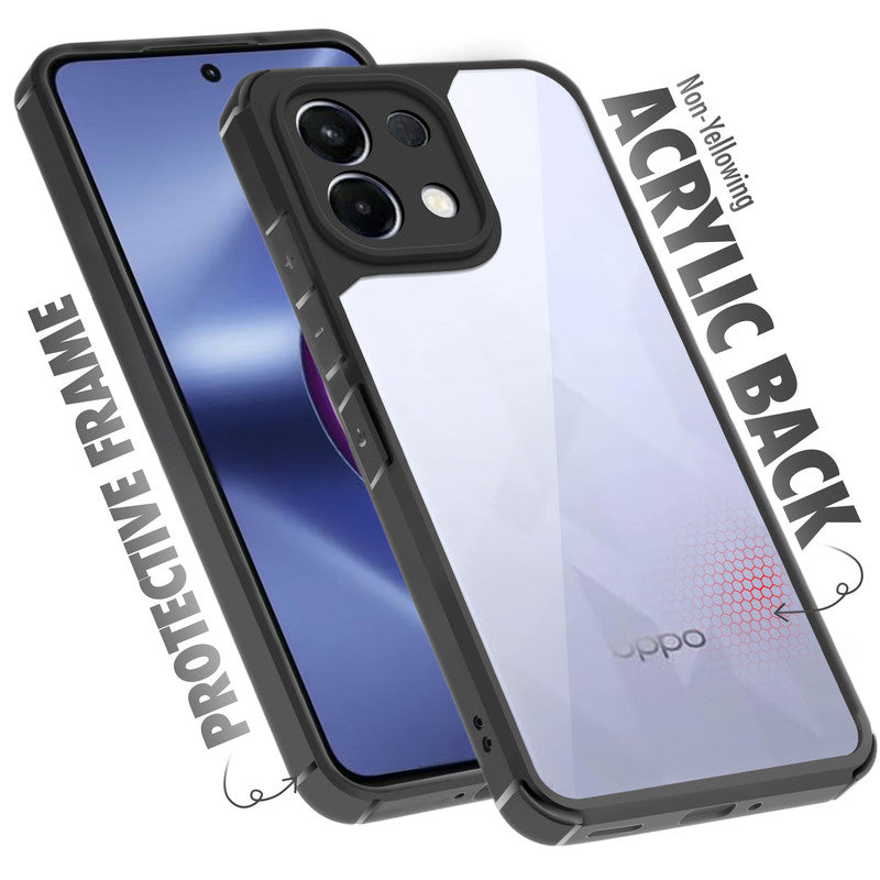 Silicone Border Transparent Back Cover for Oppo K13 5G