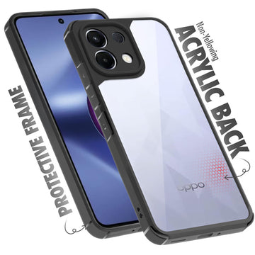 Silicone Border Transparent Back Cover for Oppo K13 5G