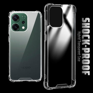 Shockproof Hybrid Transparent Phone Case For Oppo Reno 14 5G