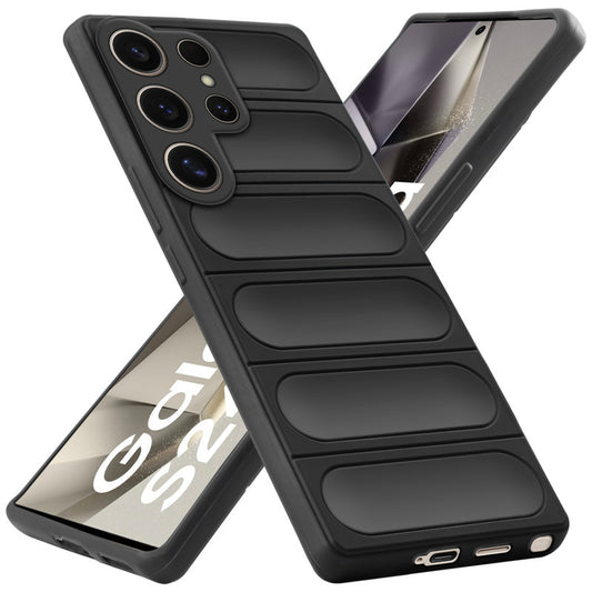Liquid Soft Silicone Case Minimalistic Design With Camera Protection Back Cover For Samsung S24 Ultra 5G