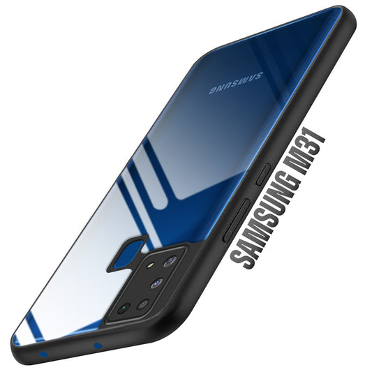 Soft Frame Clear Case For Samsung M31