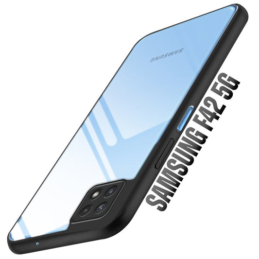 Soft Frame Clear Case For Samsung F42 5G