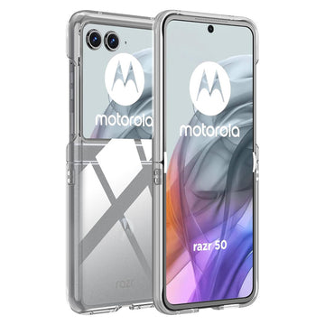 Crystal Clear Hard Back Anti-Yellowing Phone Case For Motorola RAZR 50 Ultra 5G