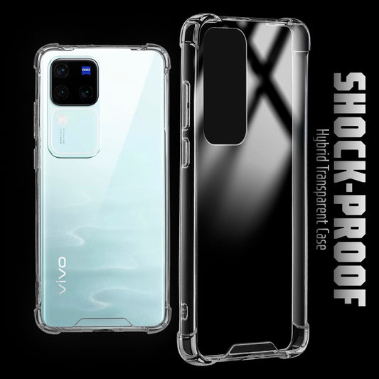 Shockproof Hybrid Transparent Phone Case For Vivo V30 Pro 5G