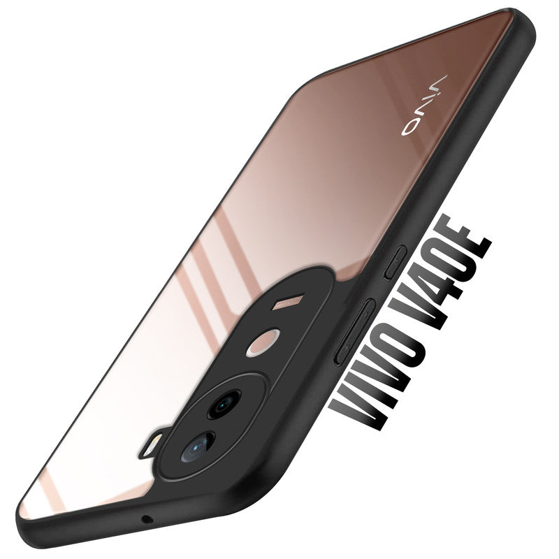 Soft Frame Clear Case For Vivo V40e 5G