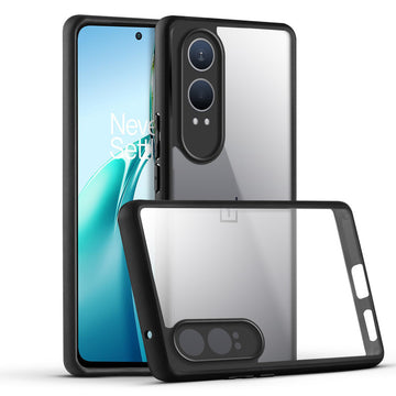 Premium Back Cover With Silicon Soft Framed Edges & Clear Back Cover For OnePlus Nord CE 4 Lite 5G
