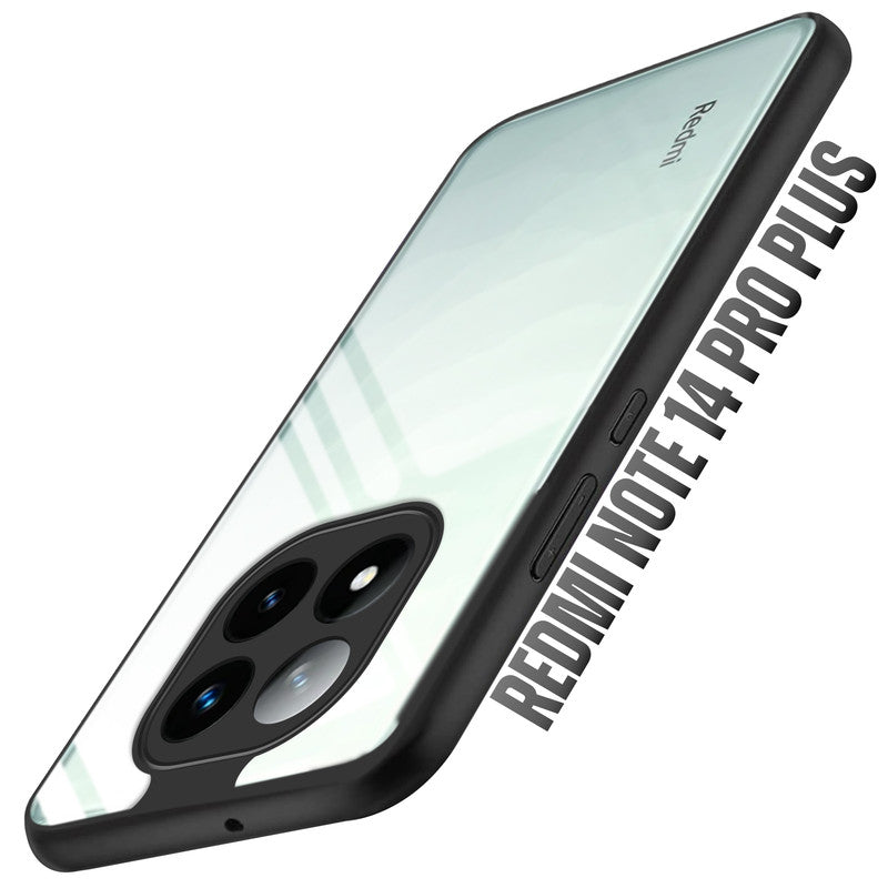 Soft Frame Clear Case For Redmi Note 14 Pro Plus 5G