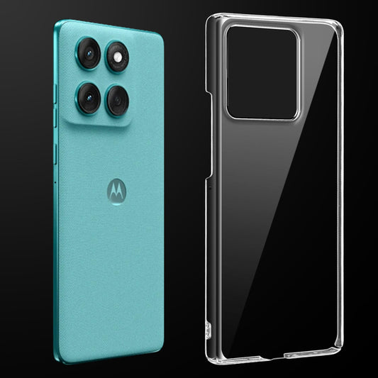 Crystal Clear Hard Back Anti-Yellowing Phone Case For Motorola Edge 60 5G
