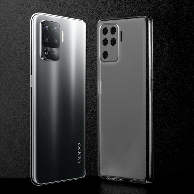 Clear hard back case compatibility guide showing fit for Oppo F19 Pro 4G and not compatible with other models
