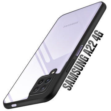 Soft Frame Clear Case For Samsung A22 4G