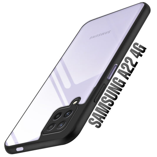 Soft Frame Clear Case For Samsung A22 4G