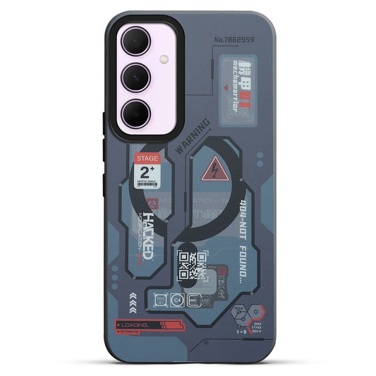 Mechanical Circuit Print Hard Back Cover For Samsung A35 5G