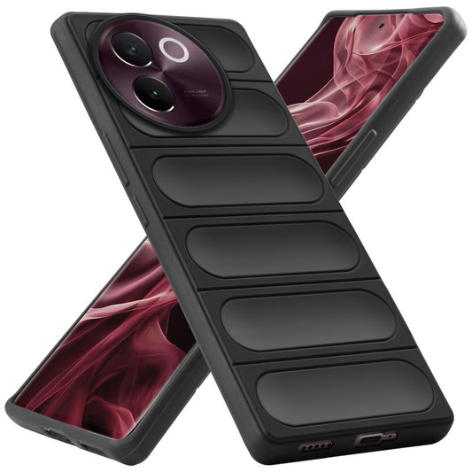 Liquid Soft Silicone Case Minimalistic Design With Matte Ring Camera Protection Back Cover For Vivo V30e 5G