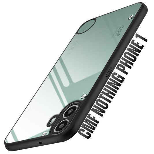 Premium Silicon Soft Framed Case with Clear Back Cover For CMF By Nothing Phone 1