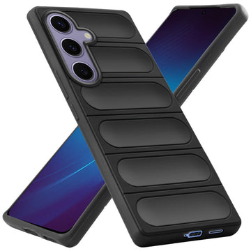 Liquid Soft Silicone Case Minimalistic Design With Matte Ring Camera Protection Back Cover For Samsung S25 Plus 5G
