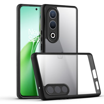 Premium Back Cover With Silicon Soft Framed Edges & Clear Back Cover For OnePlus Nord CE 4 5G