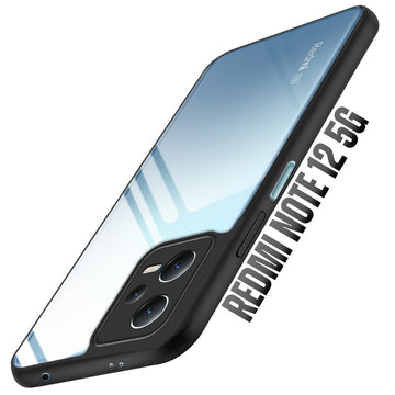 Soft Frame Clear Case For Redmi Note 12 5G