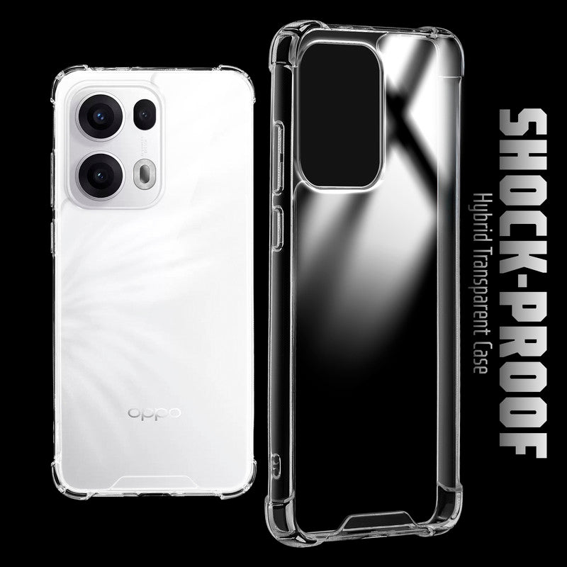 Shockproof Hybrid Transparent Phone Case For Oppo Reno 13 Pro 5G